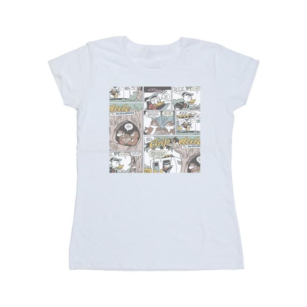 Disney Womens/Ladies Chip ´n Dale Comic Cotton T-Shirt