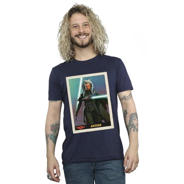 Star Wars Mens The Mandalorian Ahsoka T-Shirt