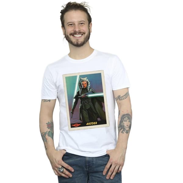 Star Wars Mens The Mandalorian Ahsoka T-Shirt