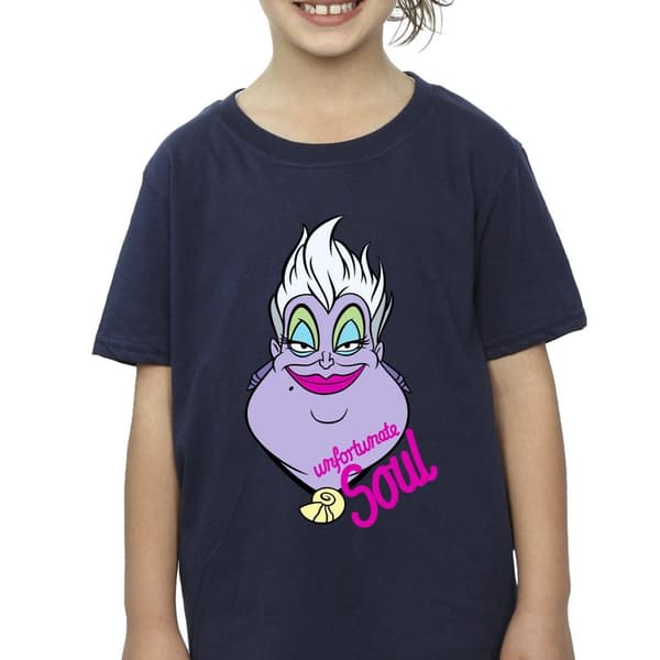 Disney Girls Villains Ursula Unfortunate Soul Cotton T-Shirt