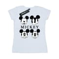 Miniatyrbild 1 av 5: Disney Dam/Tjej Musse Pigg - T-shirt i bomull med fyra huvuden