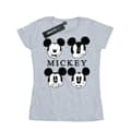 Miniatyrbild 1 av 5: Disney Dam/Tjej Musse Pigg - T-shirt i bomull med fyra huvuden