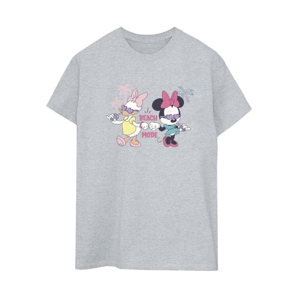 Disney Dam/Tjej Minnie Daisy Beach Mode Boyfriend T-shirt i bomull