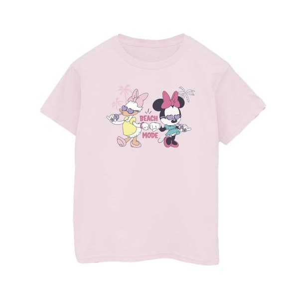Disney Dam/Tjej Minnie Daisy Beach Mode Boyfriend T-shirt i bomull