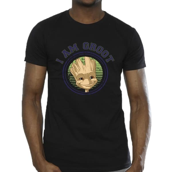 Guardians Of The Galaxy Mens Groot Varsity T-Shirt