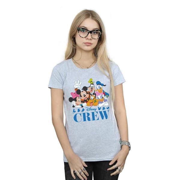 Disney Womens/Ladies Mickey Mouse Disney Friends Cotton T-Shirt