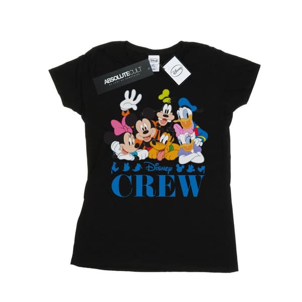 Disney Womens/Ladies Mickey Mouse Disney Friends Cotton T-Shirt