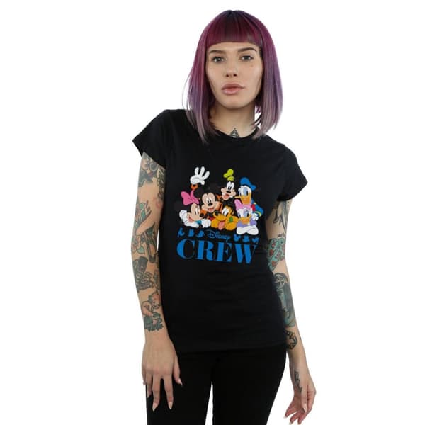 Disney Womens/Ladies Mickey Mouse Disney Friends Cotton T-Shirt