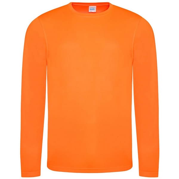 AWDis Cool Mens Moisture Wicking Long-Sleeved T-Shirt