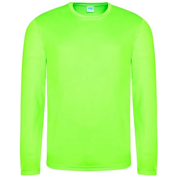 AWDis Cool Mens Moisture Wicking Long-Sleeved T-Shirt