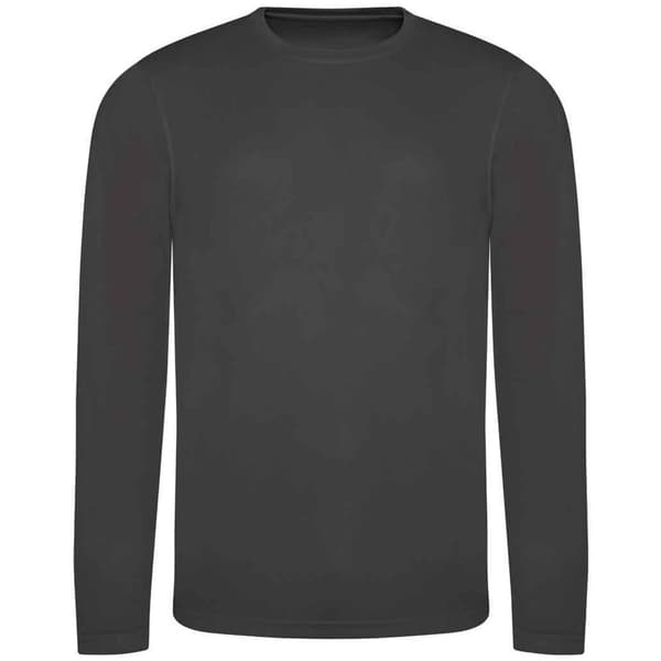 AWDis Cool Mens Moisture Wicking Long-Sleeved T-Shirt