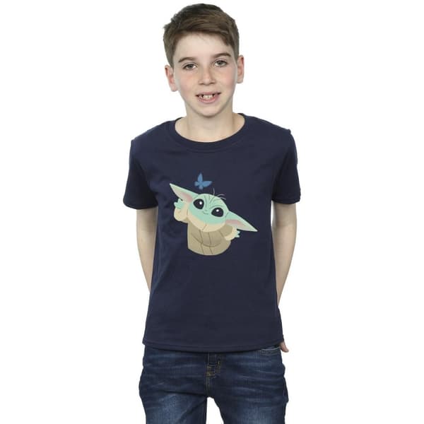 Star Wars Pojkar - Mandalorian Butterfly Catching T-shirt