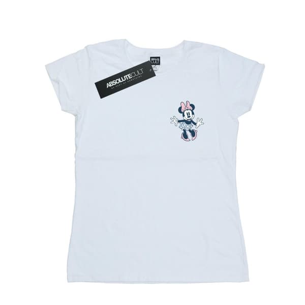Disney Dam/Lady Minnie Mouse Dancing Chest T-shirt i bomull
