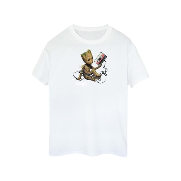 Marvel Womens/Ladies Guardians Of The Galaxy Groot Tape Cotton T-Shirt