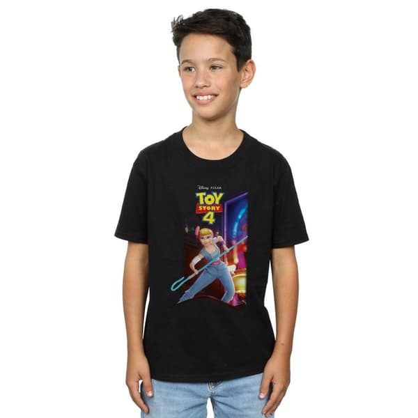 Disney Boys Toy Story 4 Bo Peep And Giggle McDimples Poster T-Shirt