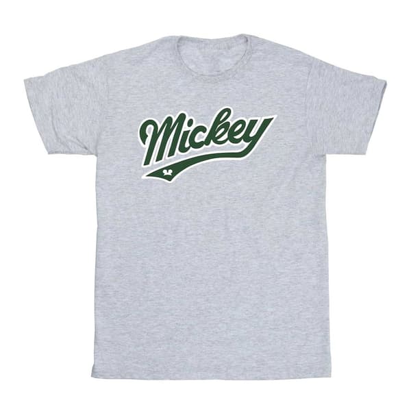 Disney Girls Mickey Mouse Bold Cotton T-Shirt