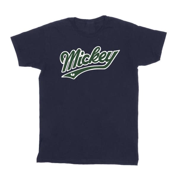 Disney Girls Mickey Mouse Bold Cotton T-Shirt