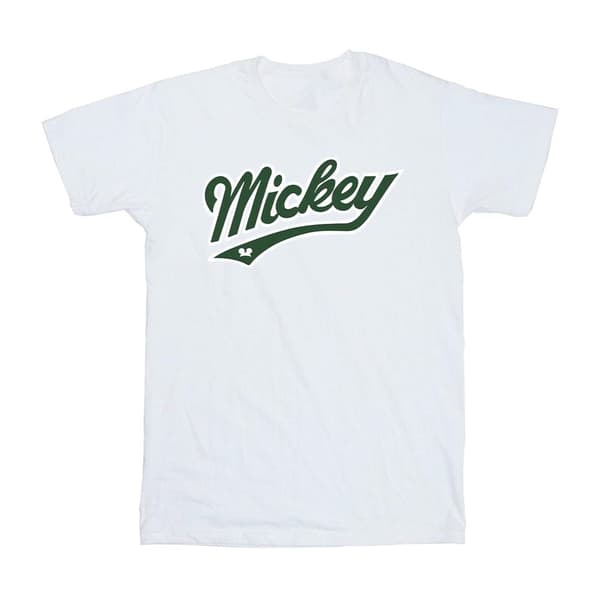 Disney Girls Mickey Mouse Bold Cotton T-Shirt