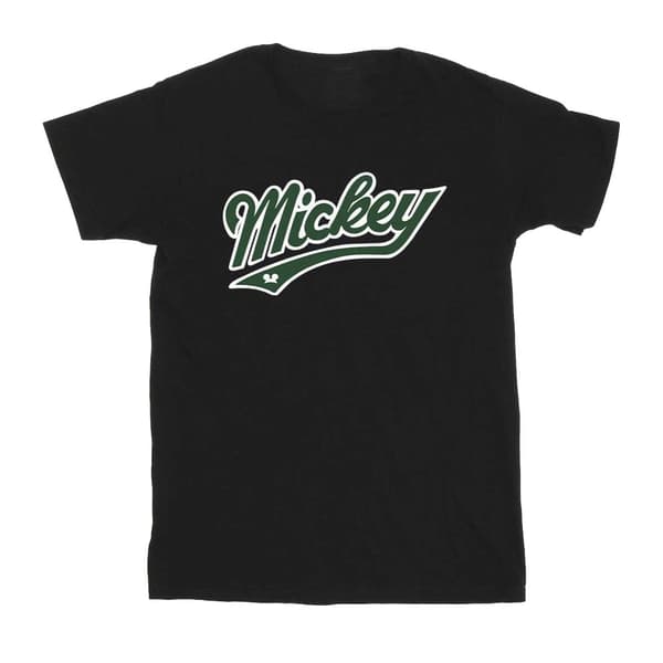Disney Girls Mickey Mouse Bold Cotton T-Shirt