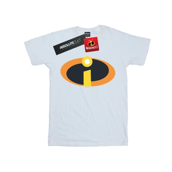 Disney Womens/Ladies The Incredibles Costume Logo Cotton Boyfriend T-Shirt