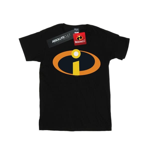 Disney Womens/Ladies The Incredibles Costume Logo Cotton Boyfriend T-Shirt