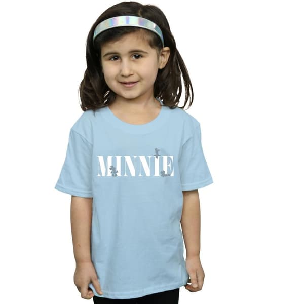 Disney Minnie Mouse Silhouette T-shirt i bomull för flickor