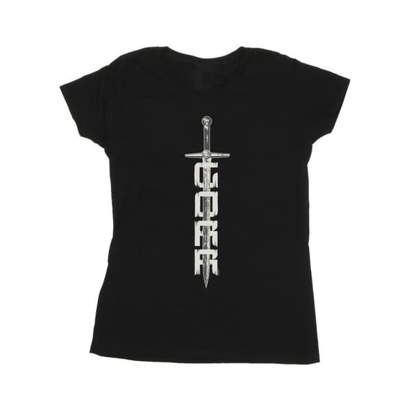 Marvel Womens/Ladies Thor Love And Thunder Gorr Sword Cotton T-Shirt