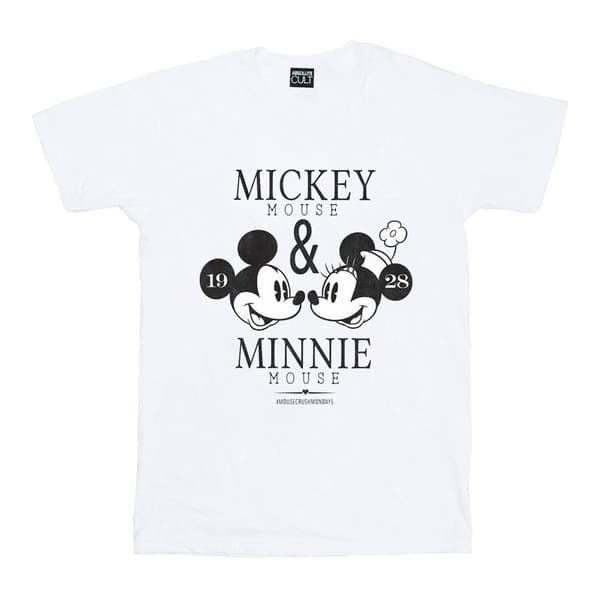 Disney Dam/Tjej Musse och Mimmi Pigg Mousecrush Mondays Bomull Boyfriend T-shirt