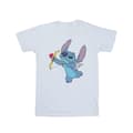Miniatyrbilde 1 av 3: Disney Womens/Ladies Lilo And Stitch Stitch Cupid Valentines Cotton Boyfriend T-Shirt