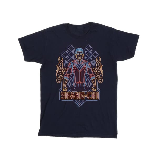 Marvel Boys Shang-Chi And The Legend Of The Ten Rings Neon T-Shirt