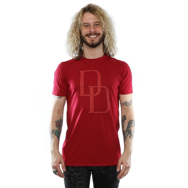 Marvel Mens Daredevil DD Logo T-Shirt