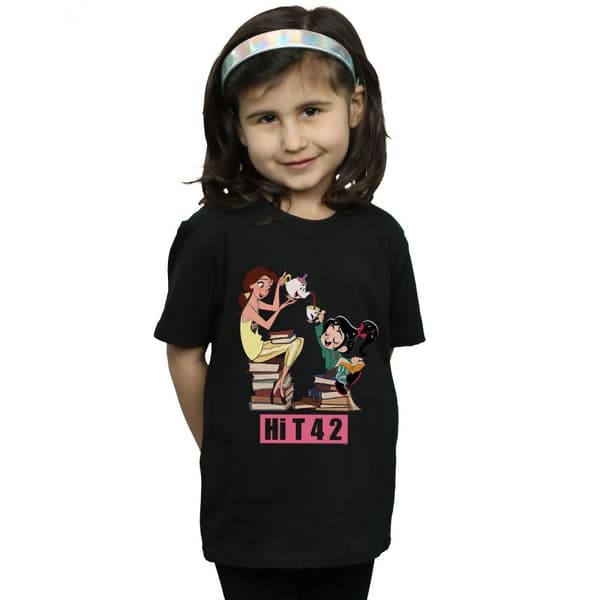 Disney Girls Wreck It Ralph Belle And Vanellope Cotton T-Shirt