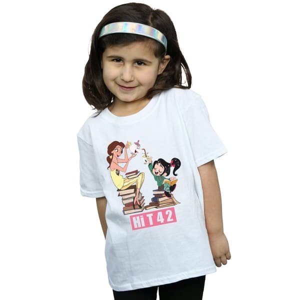 Disney Girls Wreck It Ralph Belle And Vanellope Cotton T-Shirt