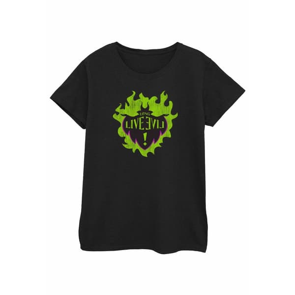 Disney Dam/Tjej The Descendants Maleficent Långlivad T-shirt i bomull