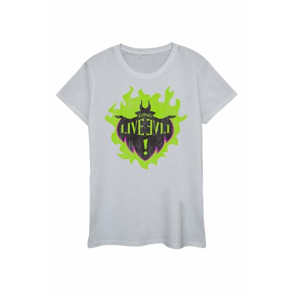 Disney Dam/Tjej The Descendants Maleficent Långlivad T-shirt i bomull