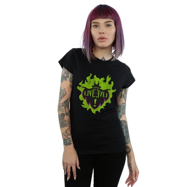 Disney Dam/Tjej The Descendants Maleficent Långlivad T-shirt i bomull