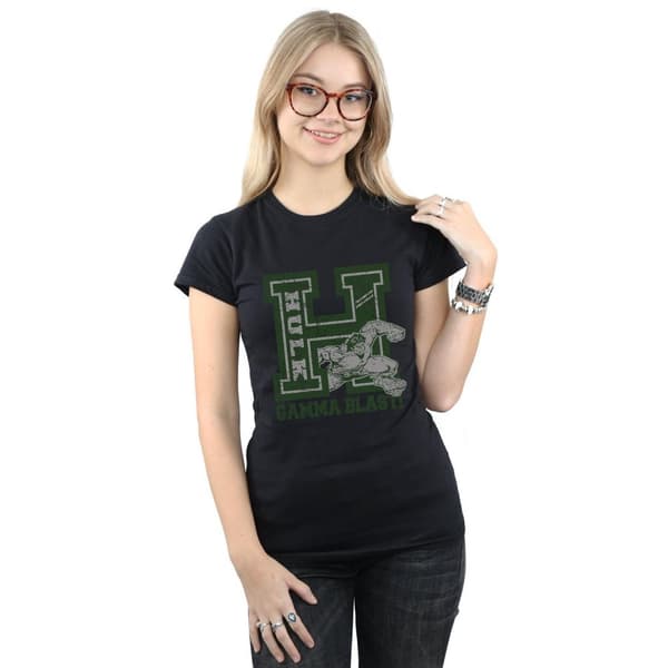 Marvel Womens/Ladies Hulk Gamma Blast Cotton T-Shirt
