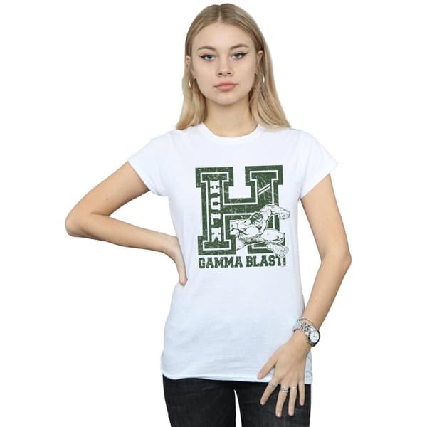 Marvel Womens/Ladies Hulk Gamma Blast Cotton T-Shirt