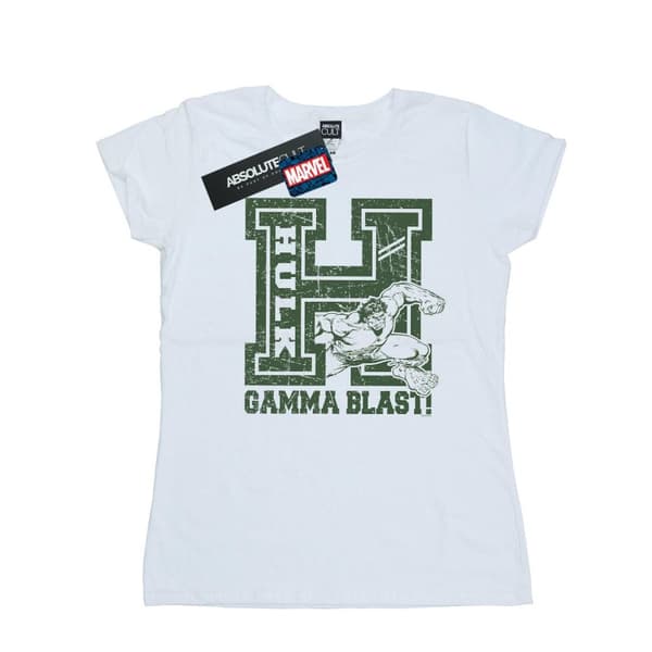 Marvel Womens/Ladies Hulk Gamma Blast Cotton T-Shirt