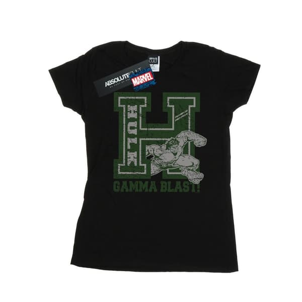 Marvel Womens/Ladies Hulk Gamma Blast Cotton T-Shirt