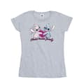 Miniatyrbild 1 av 2: Disney Dam/Tjej Lilo And Stitch Ohana Heart With Angel - T-shirt i bomull