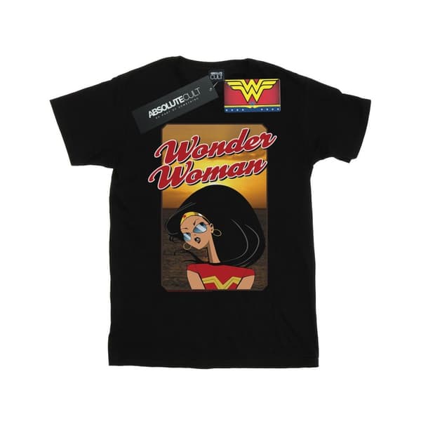 DC Comics Womens/Ladies Wonder Woman Sunset Cotton Boyfriend T-Shirt