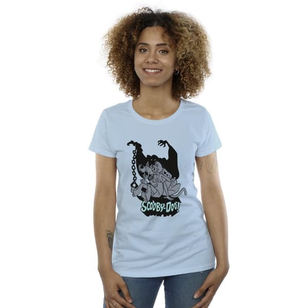 Scooby Doo Womens/Ladies Scared Jump Cotton T-Shirt