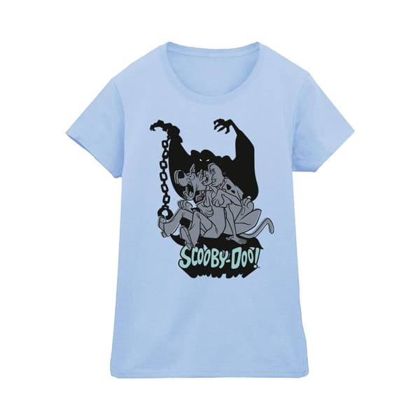 Scooby Doo Womens/Ladies Scared Jump Cotton T-Shirt