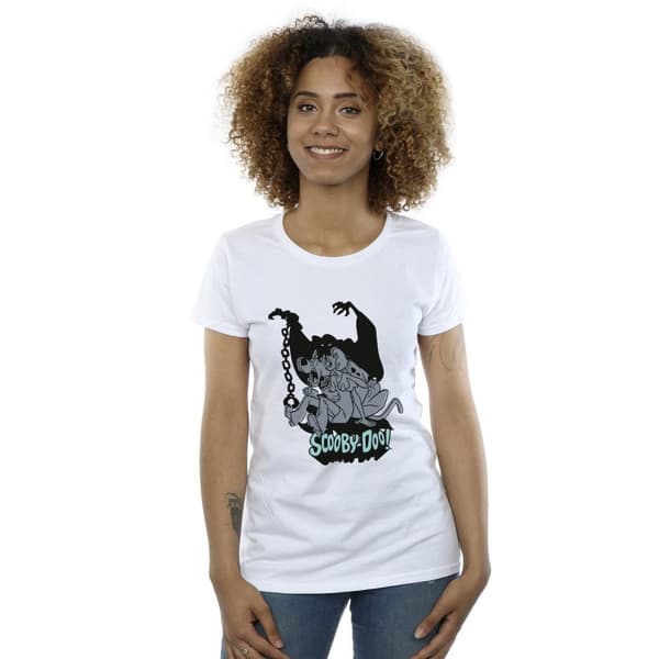 Scooby Doo Womens/Ladies Scared Jump Cotton T-Shirt