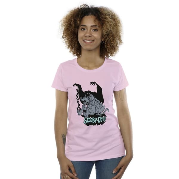 Scooby Doo Womens/Ladies Scared Jump Cotton T-Shirt