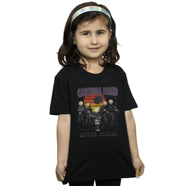 Star Wars T-shirt i bomull med Cantina Spaceport för flickor