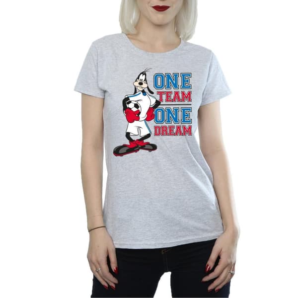 Disney Dam/Lady Goofy One Team One Dream - T-shirt i bomull