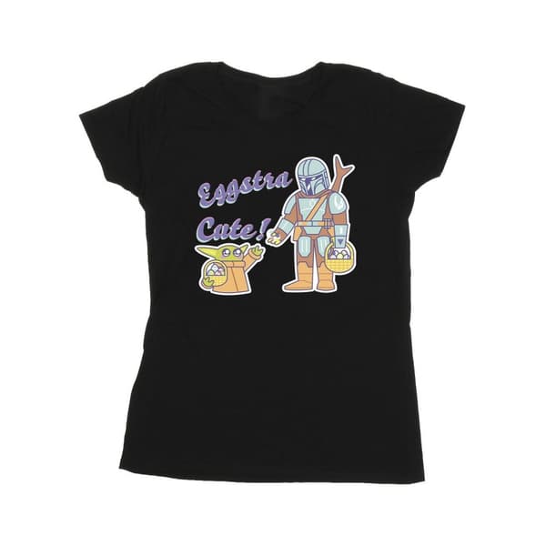Star Wars Womens/Ladies The Mandalorian Eggstra Cute Grogu Cotton T-Shirt