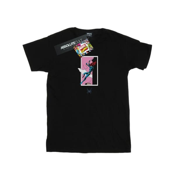 Marvel Comics Black Widow Roof Jump T-shirt i bomull för flickor